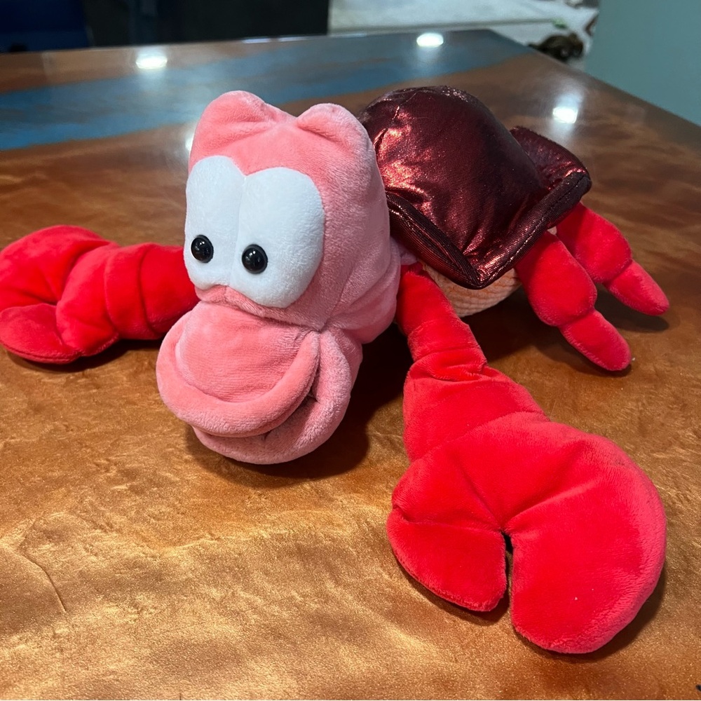 Scentsy Buddy Disney Sebastian Crab Little Mermaid Plush metallic red